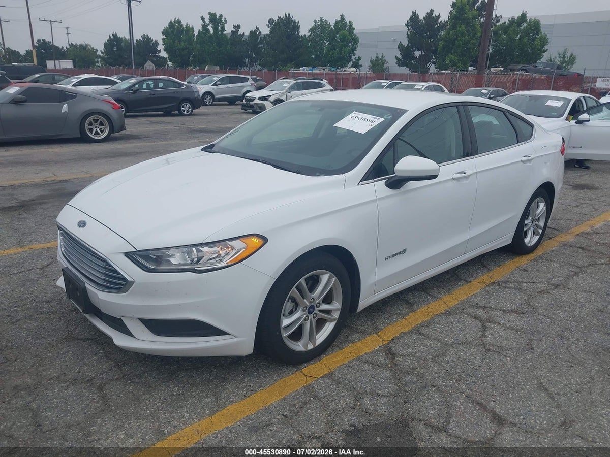2018 FORD FUSION HYBRID S — снимка 2