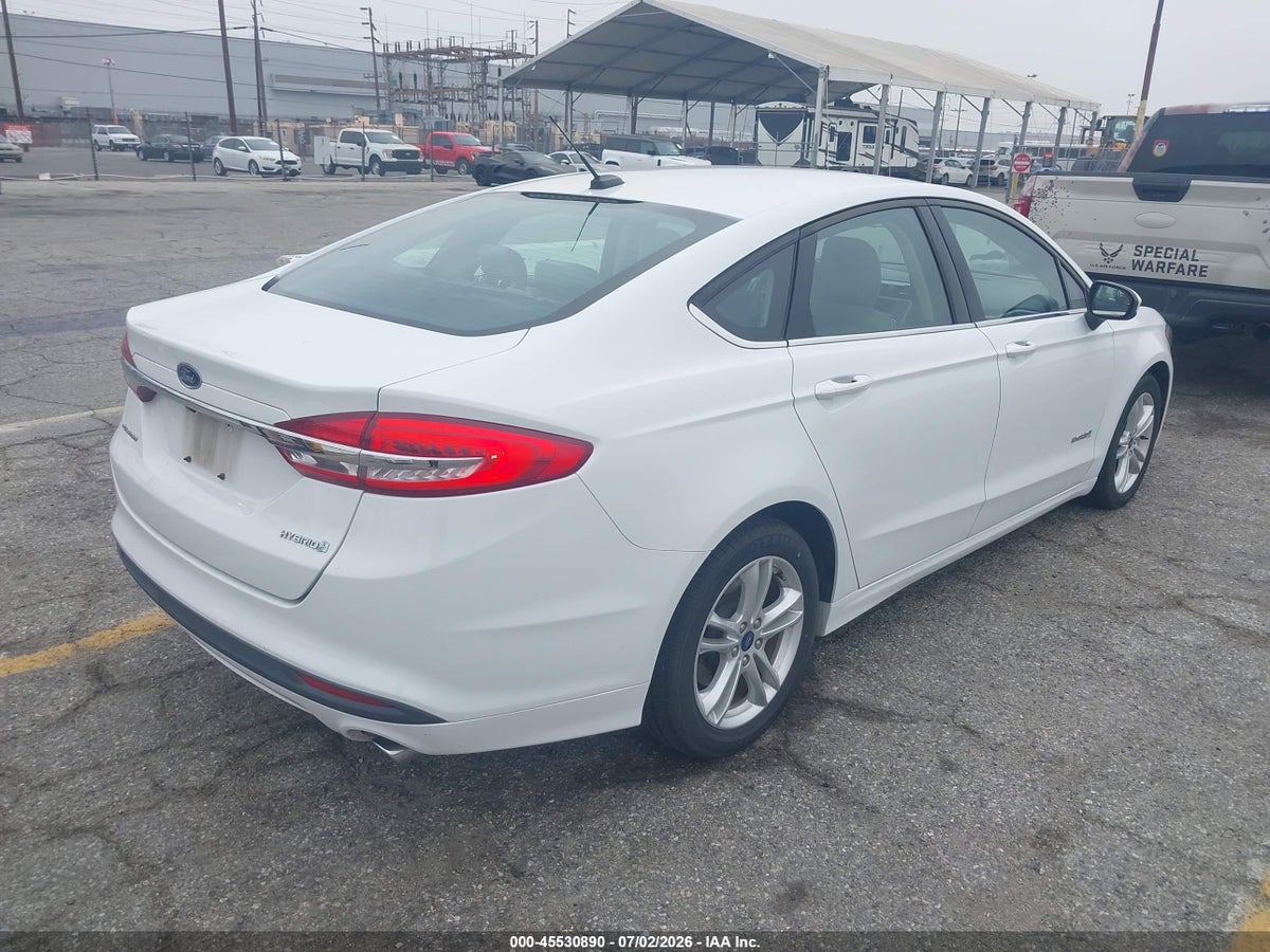 2018 FORD FUSION HYBRID S — снимка 4