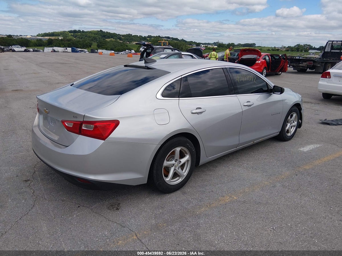 2016 CHEVROLET MALIBU LS — снимка 4