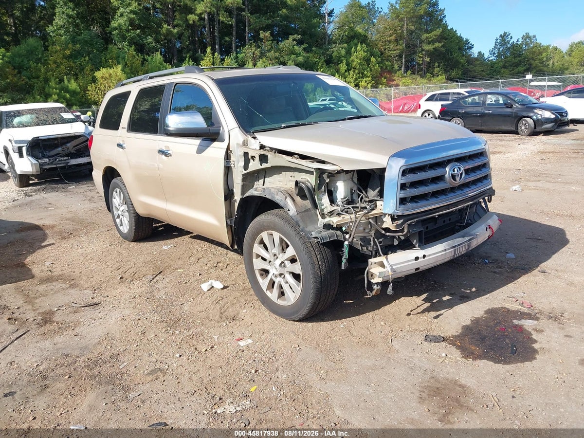 2010 TOYOTA SEQUOIA LIMITED 5.7L V8