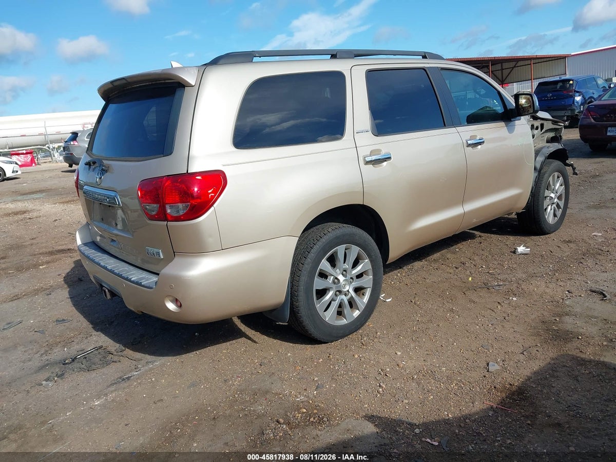 2010 TOYOTA SEQUOIA LIMITED 5.7L V8 — снимка 4