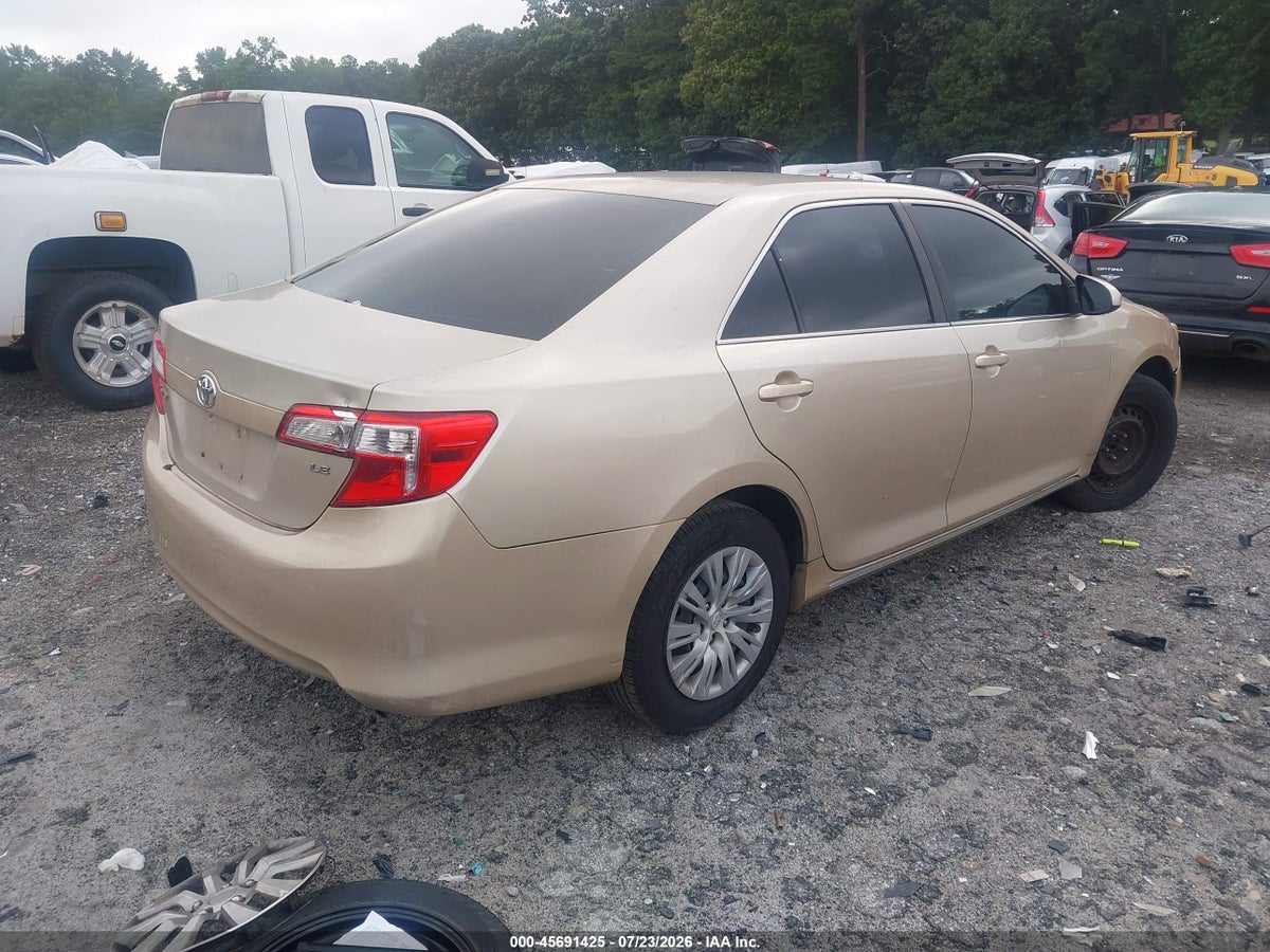 2012 TOYOTA CAMRY LE — снимка 4